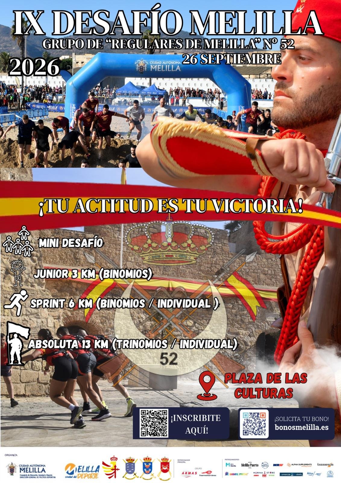 IX DESAFÍO MELILLA Logo