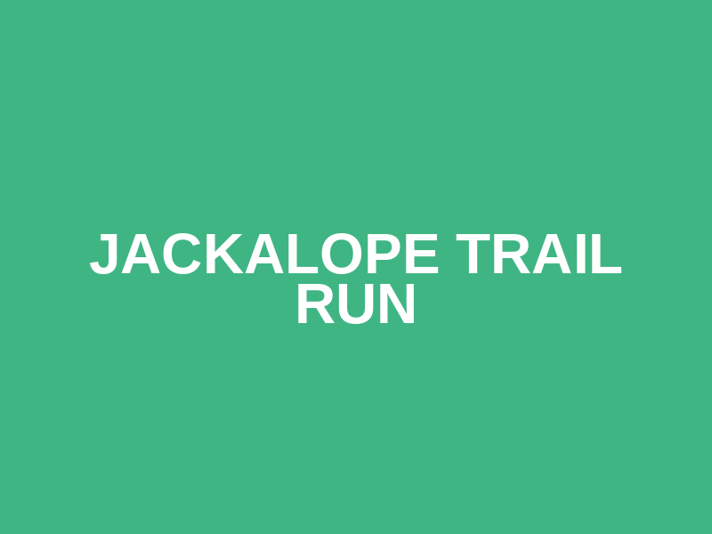 JACKALOPE TRAIL RUN Logo