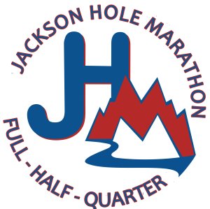 Jackson Hole Marathon,  Hole Half Marathon, Jackson Hole Quarter Marathon Logo