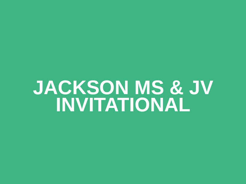 Jackson MS & JV Invitational Logo