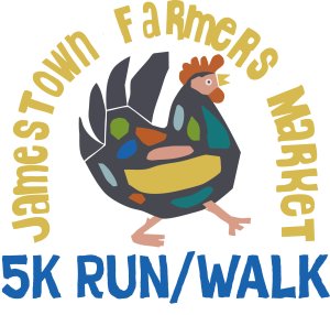 The Chicken Run 5K Logo