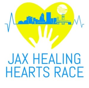 Jax Healing Hearts Race 5K & 1M Logo