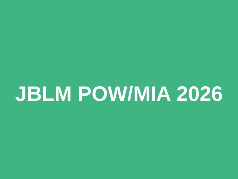 JBLM POW/MIA 2026