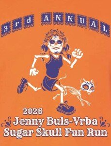 Jenny Buls Vrba Sugar Skull Halloween Fun Run 5k