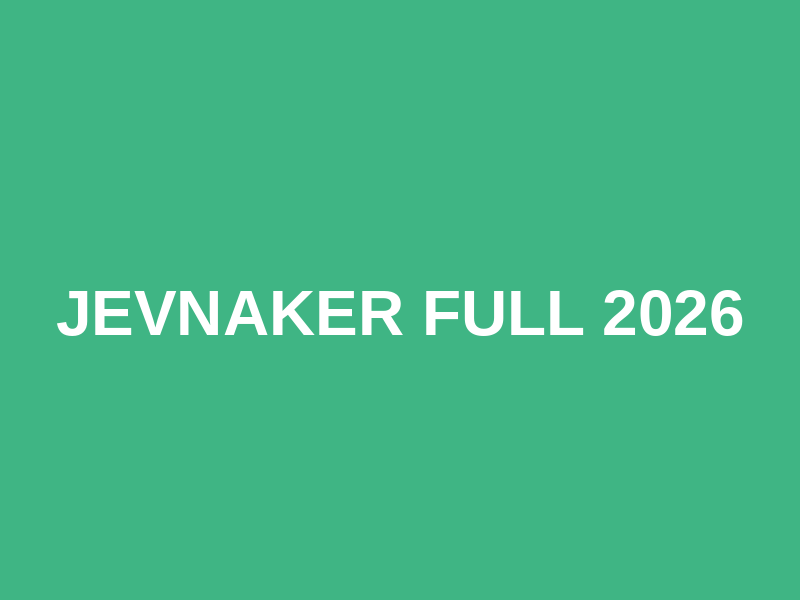 Jevnaker FULL 2026