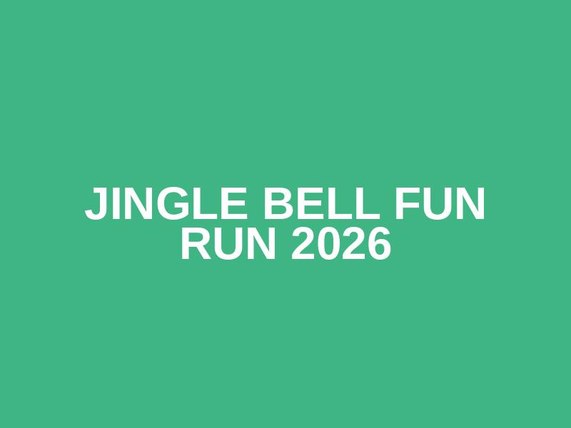 Jingle Bell Fun Run 2026 Logo