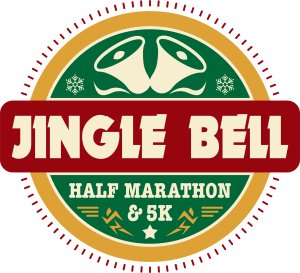 Jingle Bell Half Marathon & 5K Logo