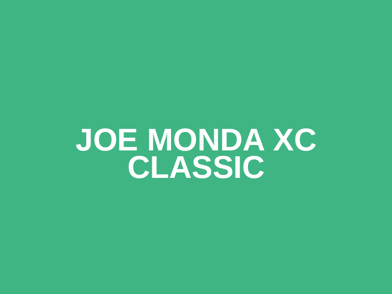 Joe Monda XC Classic