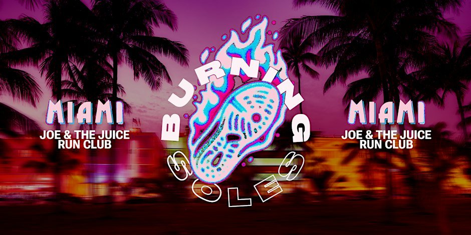 Joe & The Juice Burning Soles 5K Run Club Miami - September Logo