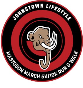 JOHNSTOWN MASTODON MARCH 5K/10K RUN & WALK Logo