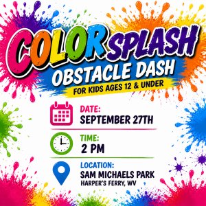 JuMP Color Splash Obstacle Dash Logo