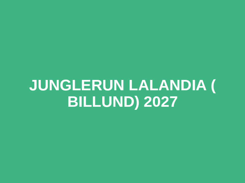 Junglerun Lalandia ( Billund) 2027 Logo