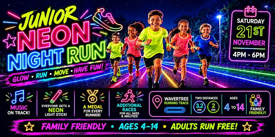 JUNIOR NEON NIGHT RUN IS BACK!
