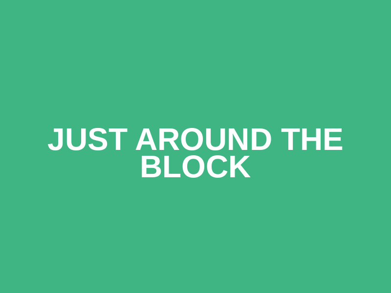 Just Around the Block Logo
