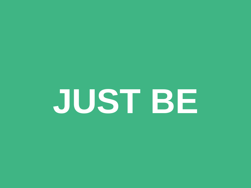 Just Be Logo