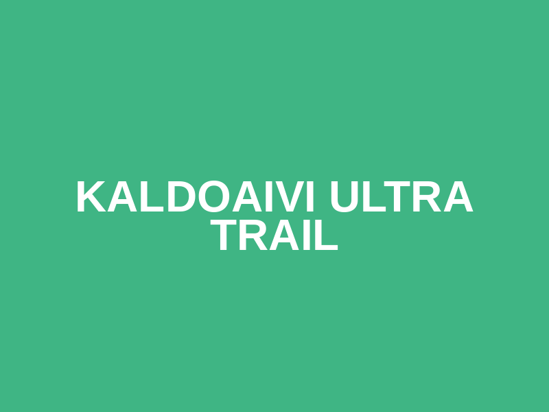 Kaldoaivi Ultra Trail Logo