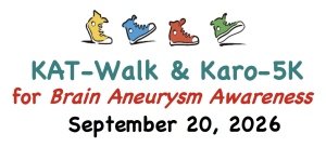 KAT-Walk & Karo-5K for Brain Aneurysm Awareness Logo