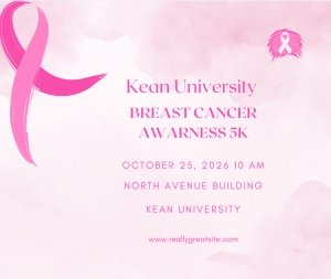 Kean University Breast Cancer Awareness 5K Logo