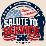 Kenly Salute To Service 5K Logo