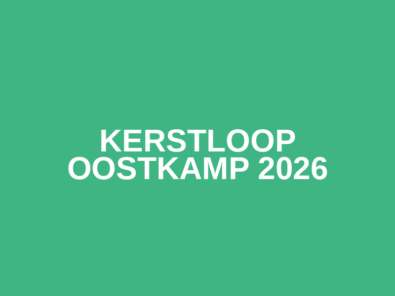 Kerstloop Oostkamp 2026