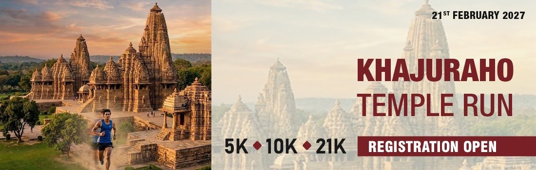 Khajuraho Temple Run 2027 Logo