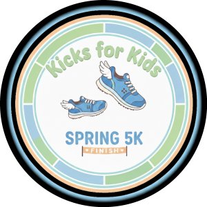 Kicks for Kids 5K Logo