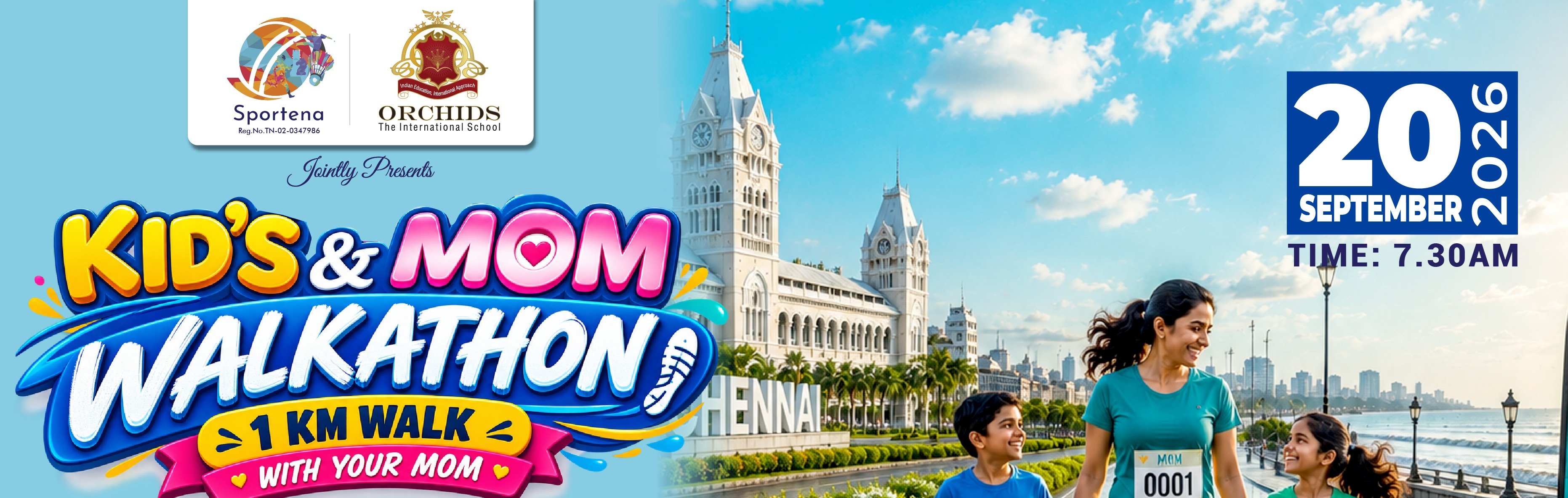 KID’S & MOM WALKATHON (1KM – 3LAPS WALK)