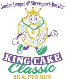 King Cake Classic 5k Logo