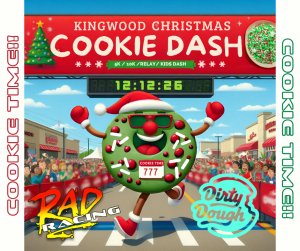 Kingwood Christmas Cookie Dash Logo