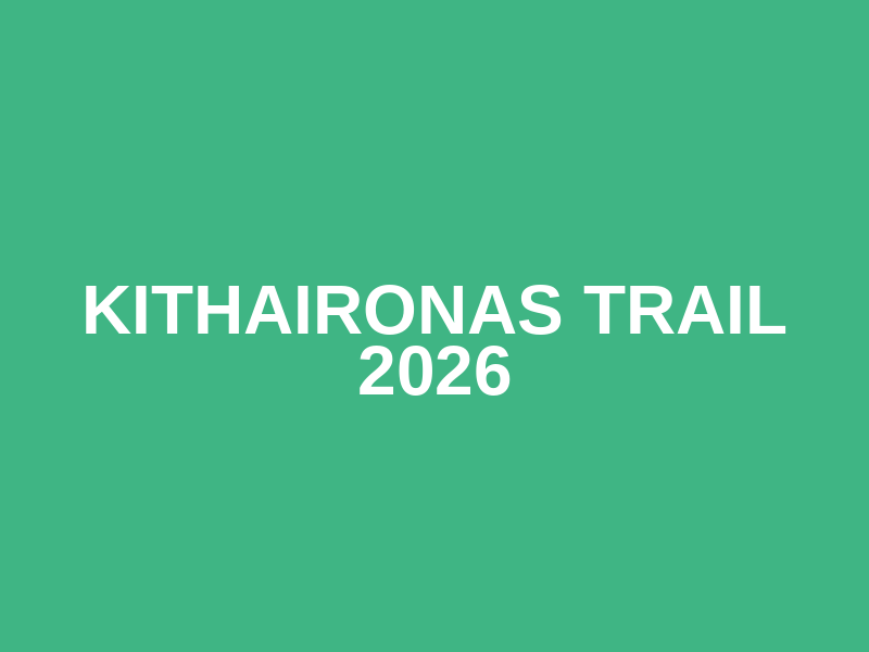 Kithaironas Trail 2026 Logo