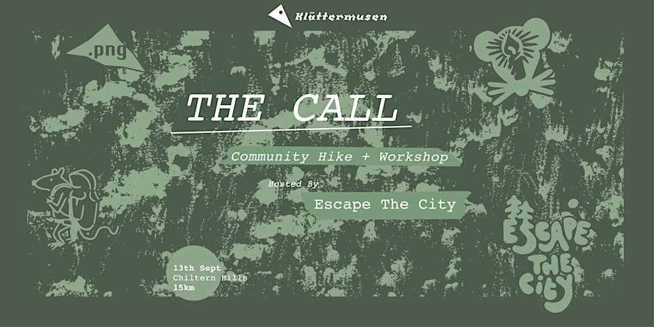 Klättermusen London - The Call - Community Hike with Escape the City Logo