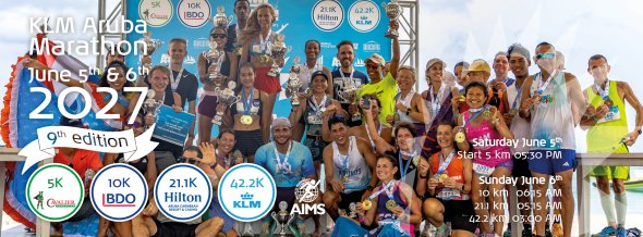 KLM Aruba Marathon Logo