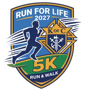 Knights of Columbus Run for Life 5K Logo