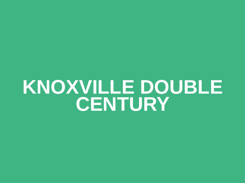 Knoxville Double Century Logo