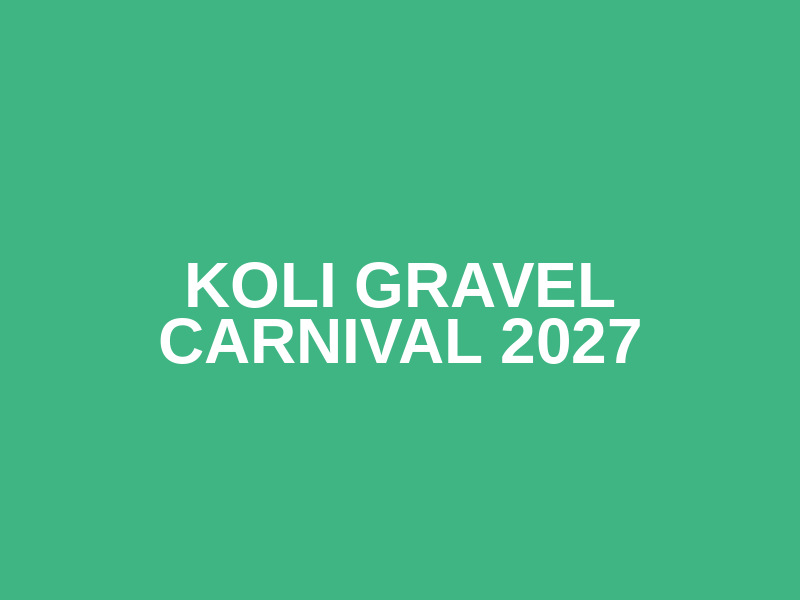 Koli Gravel Carnival 2027 Logo