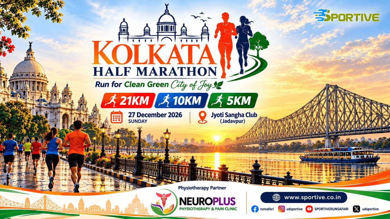Kolkata Half Marathon Logo