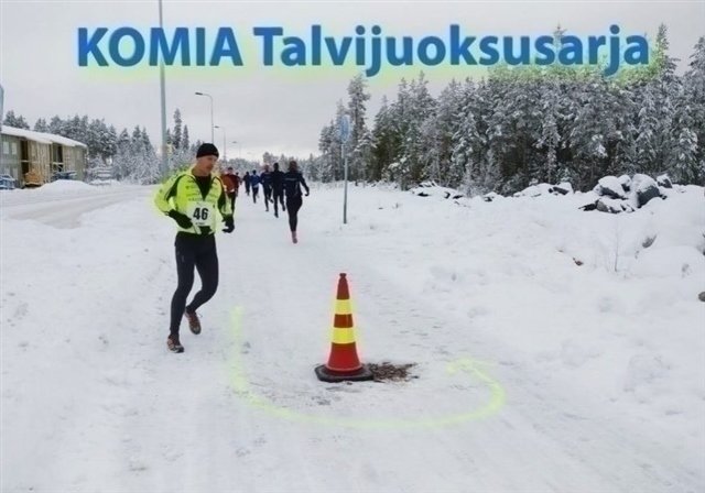 KOMIA Esi-Talvijuoksusarja Logo