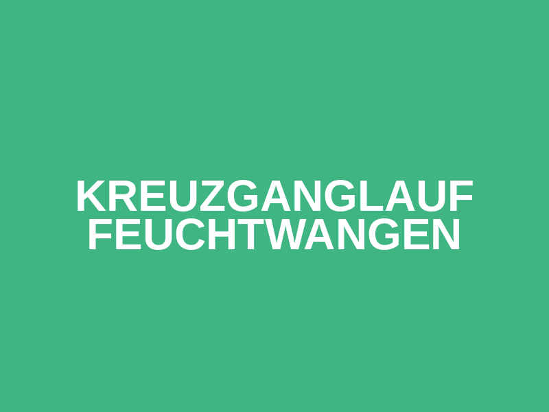 Kreuzganglauf Feuchtwangen