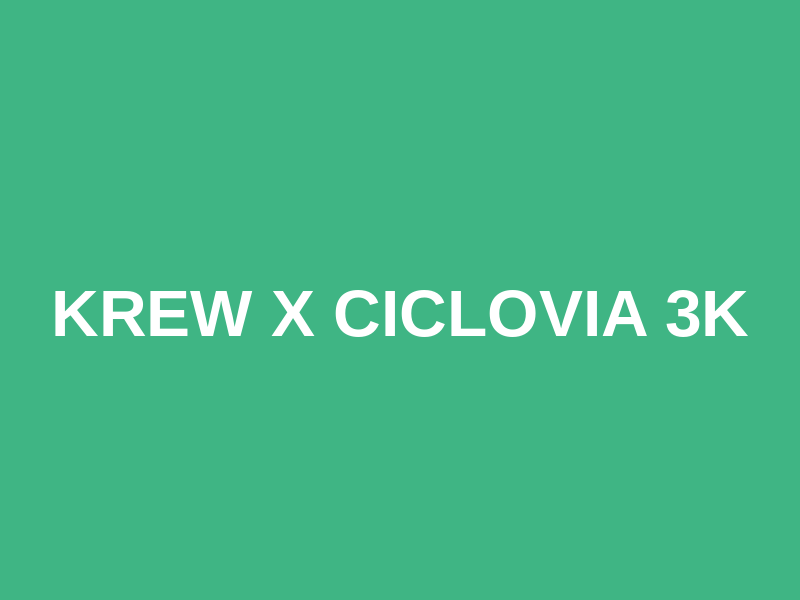 KREW x CICLOVIA 3K