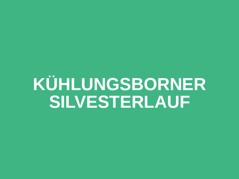 Kühlungsborner SilvesterLauf Logo