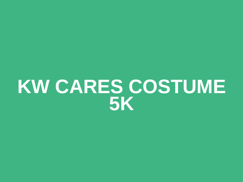 Kw Cares Costume 5K Logo