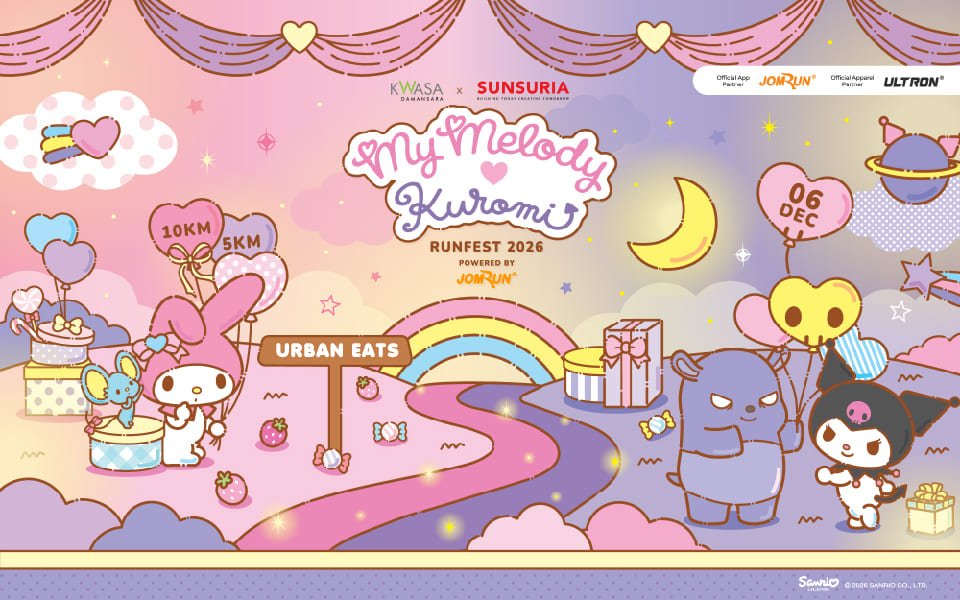 Kwasa Damansara X Sunsuria My Melody and Kuromi Runfest 2026 Powered by JomRun®