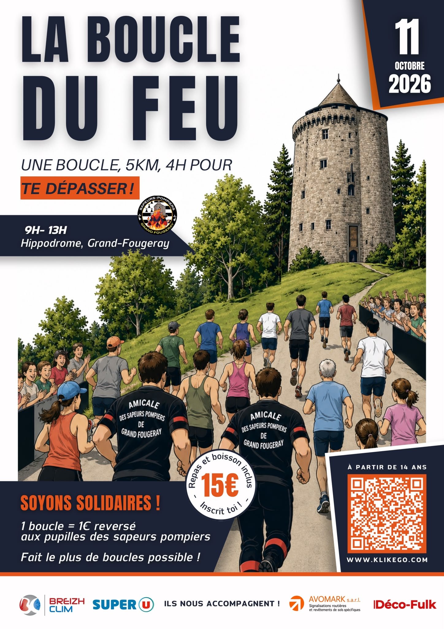 La boucle du feu Logo