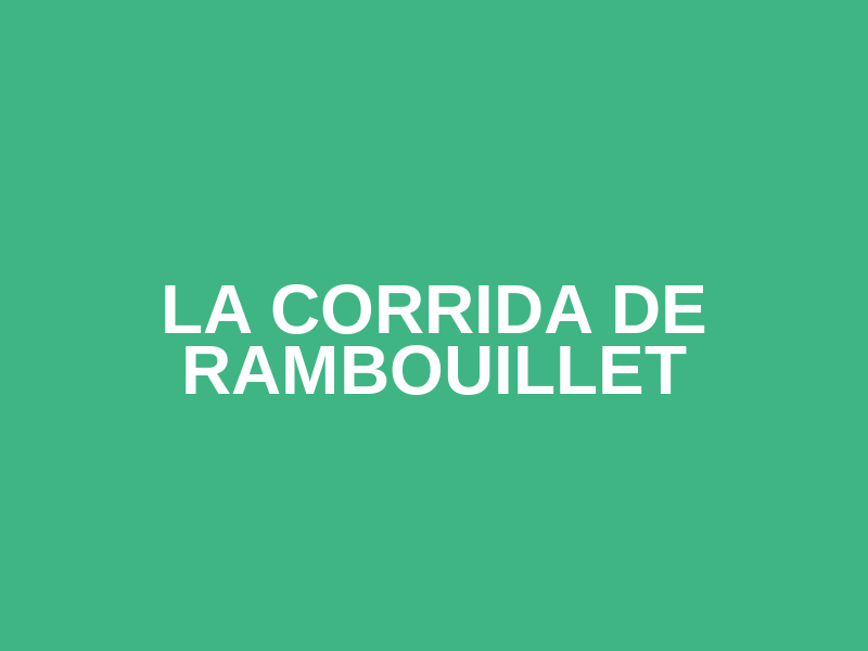 La Corrida de Rambouillet Logo