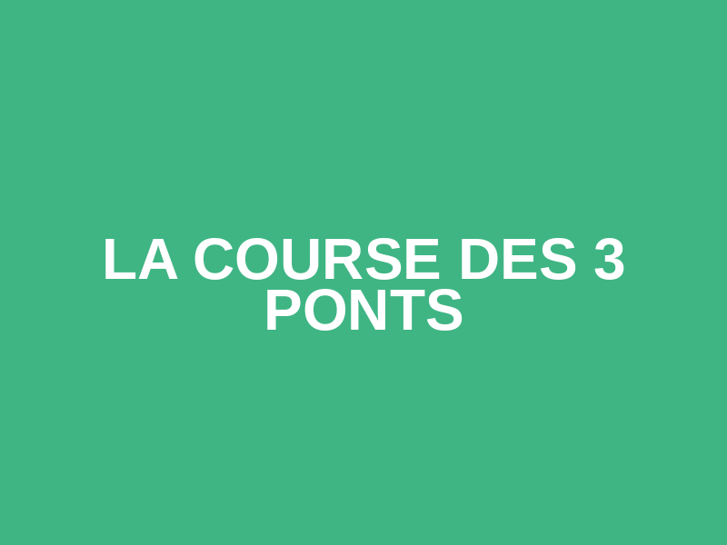 La Course des 3 Ponts Logo