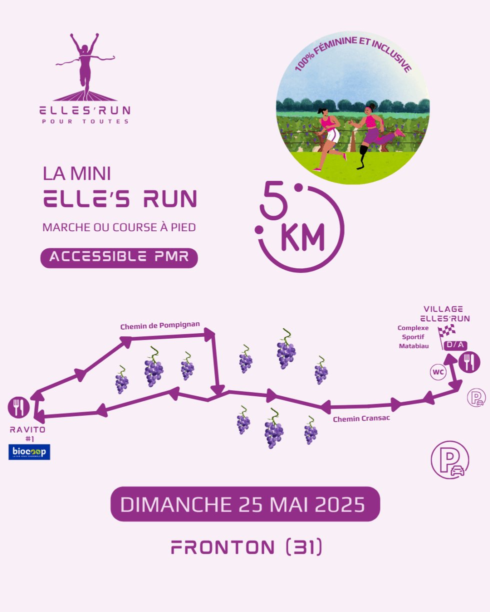 La Course Elles Run Pour Toutes Logo