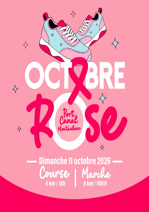 LA COURSE OCTOBRE ROSE MONTAUBAN Logo