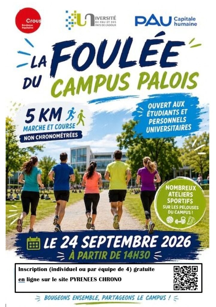 La foulée du campus palois