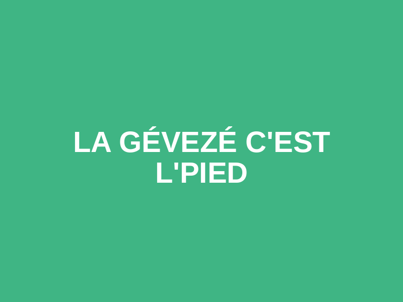 La Gévezé C'est l'Pied Logo