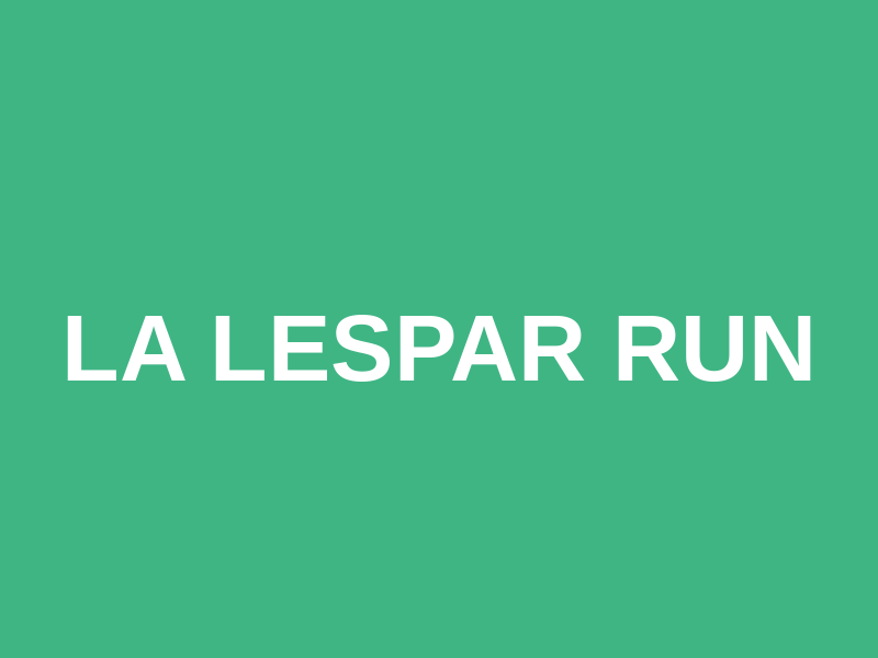 La Lespar run
